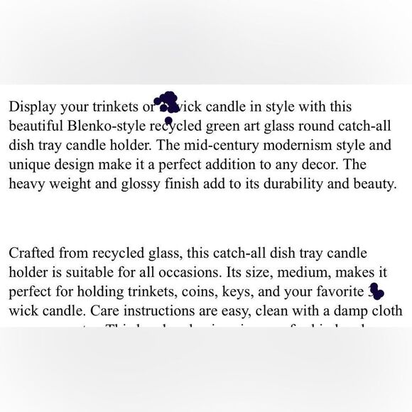 Vintage Blenko Glass Paperweight Bubble Green Set 2 4 1/2 in Round 1 1/2 Tall - Picture 10 of 11